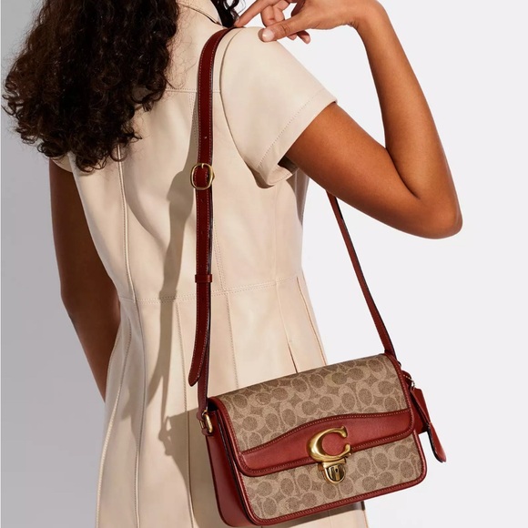 NWT Coach Studio Shoulder Bag in Signature Canvas - Picture 9 of 10